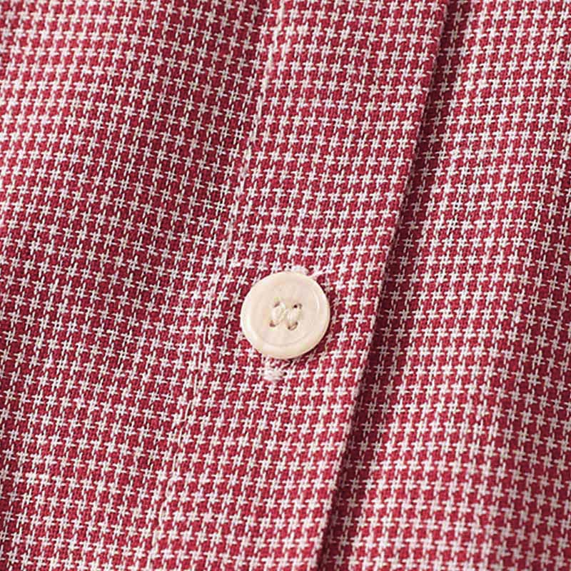 Camicia da donna a maniche lunghe con colletto rialzato, bottoni, ricamo a quadri con gatto e gattino, motivo Buddha Stones Fall - image 11