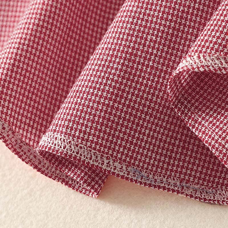 Camicia da donna a maniche lunghe con colletto rialzato, bottoni, ricamo a quadri con gatto e gattino, motivo Buddha Stones Fall - image 14