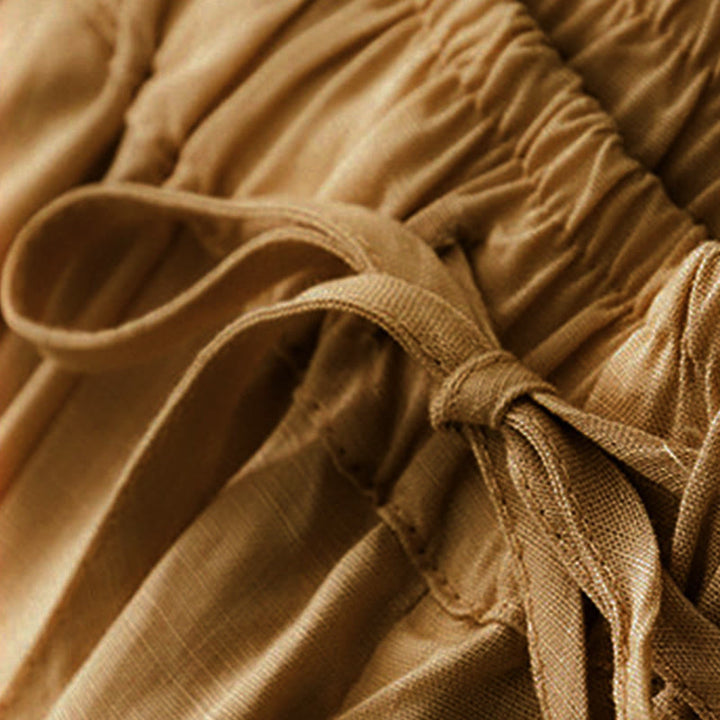 Pantaloni Capri Harem da donna in cotone con elastico in vita, modello Buddha Stones , con tasche - image 24