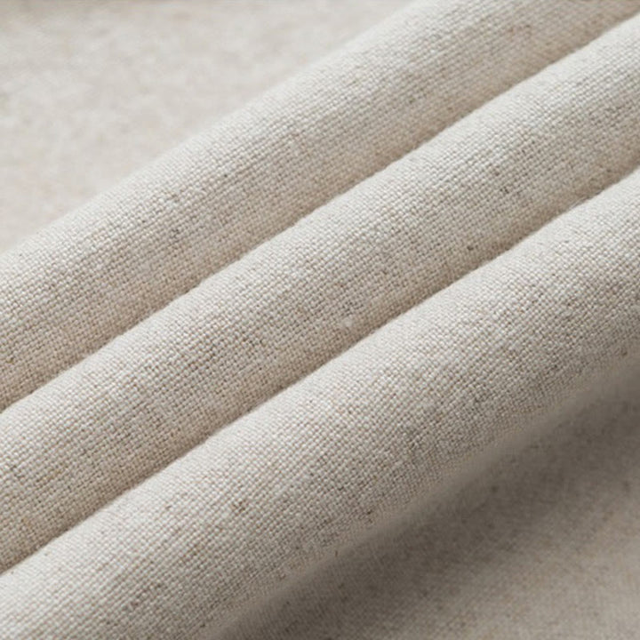 Pantaloni da uomo in lino e cotone con coulisse, lunghezza 7-8, con tasche, modello Buddha Stones Summer Plain - image 10