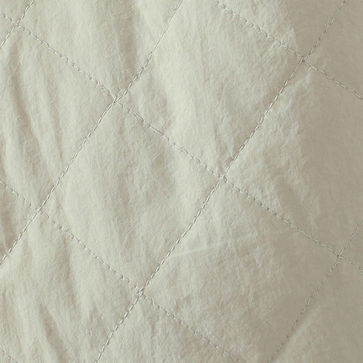 Pantaloni da donna spessi in cotone e poliestere con motivo a rombi Buddha Stones, con tasche - image 11