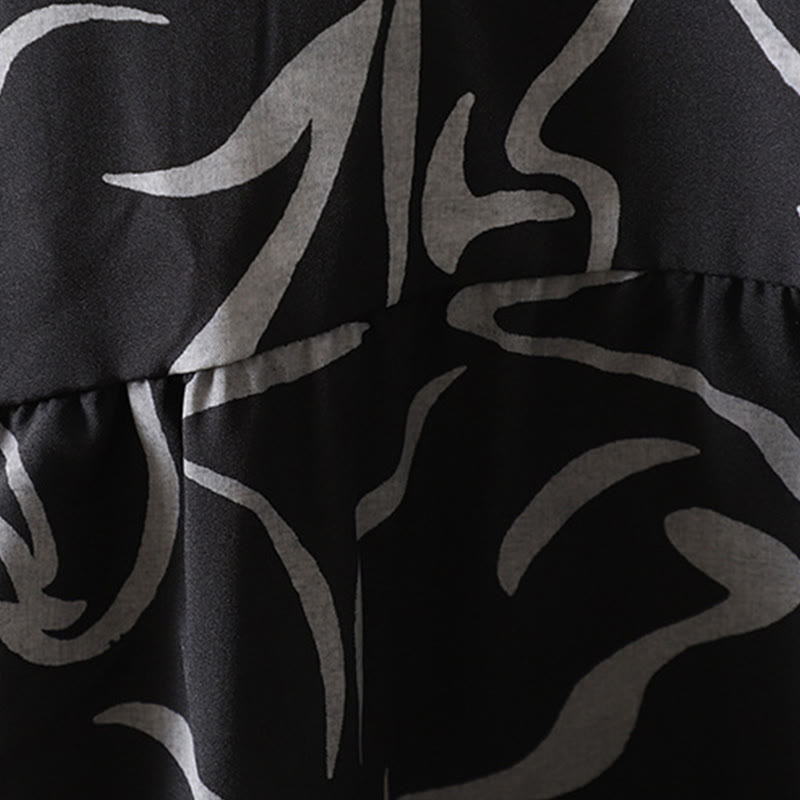 Camicia da donna a maniche lunghe con colletto alto e motivo a righe, ideale per primavera e autunno, Buddha Stones.  - image 20
