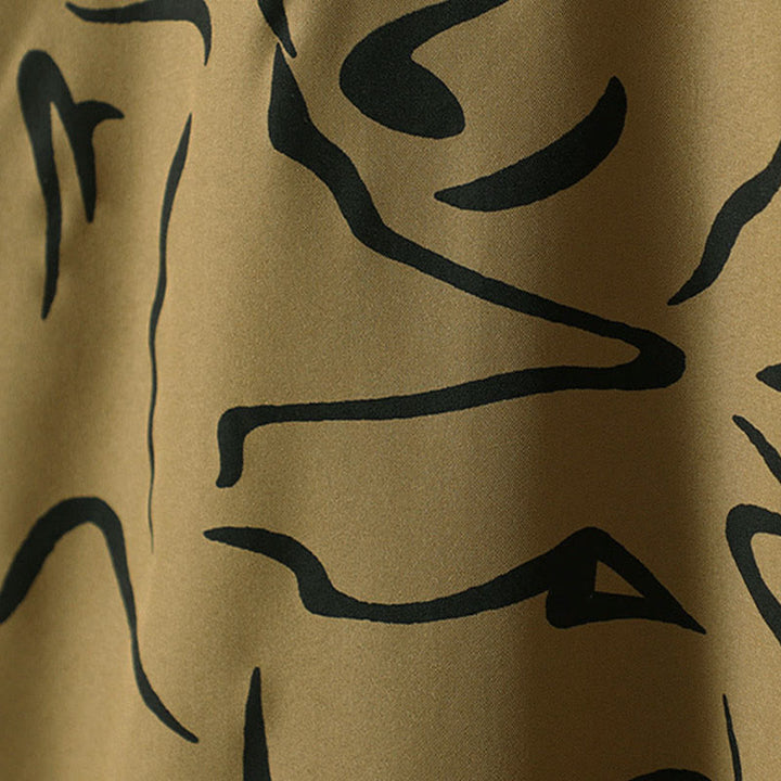 Camicia da donna a maniche lunghe con colletto alto e motivo a righe, ideale per primavera e autunno, Buddha Stones.  - image 15
