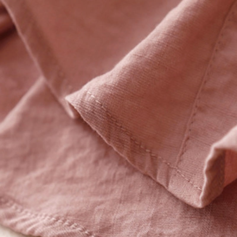 Camicia da donna in cotone e poliestere, a maniche lunghe, con colletto rialzato, Buddha Stones, primavera-autunno  - image 16