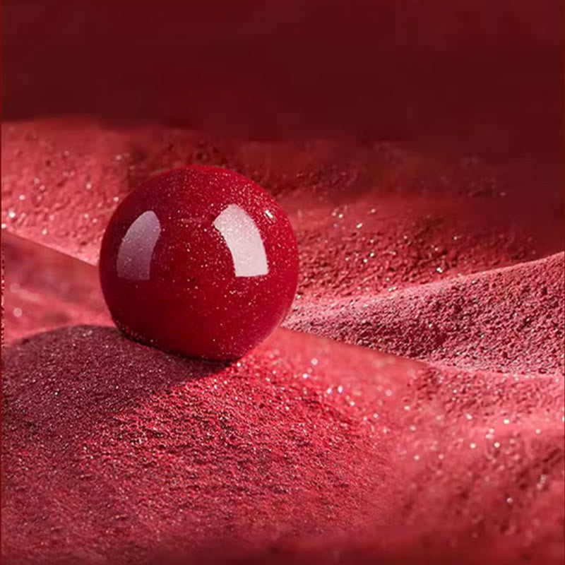 Bracciale Buddha Stones Year Of The Horse in agata rossa, argento sterling 999, cinabro e calma - image 13