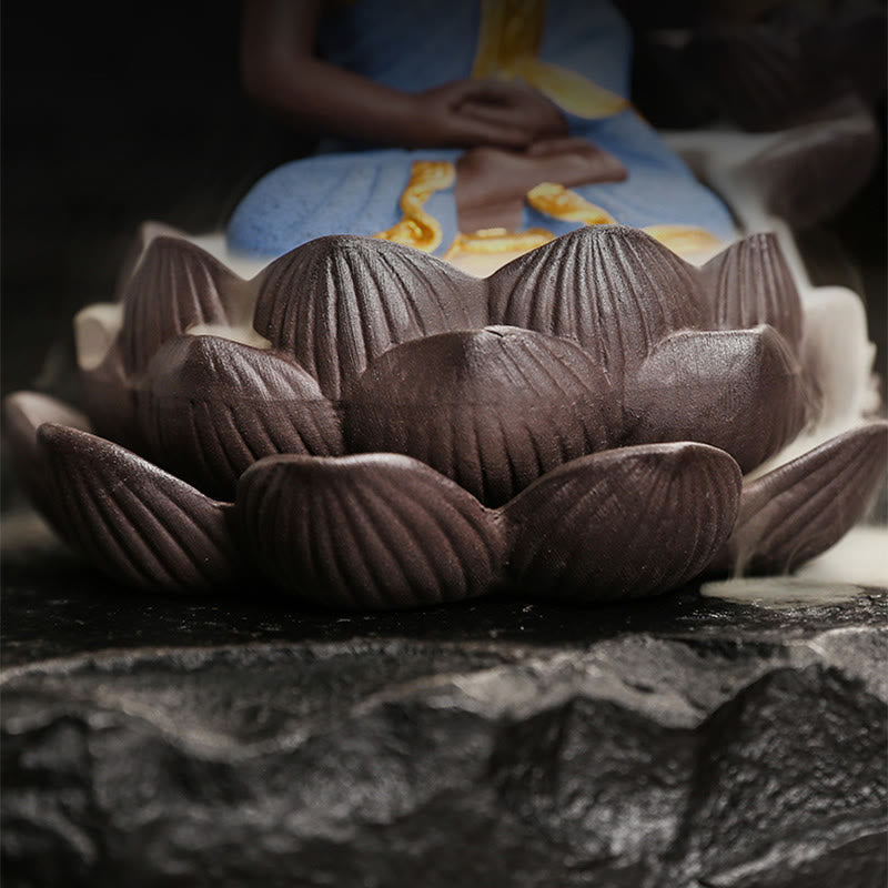 Buddha Stones Buddha Serenity Decorazione per la casa Bruciatore di incenso - image 16