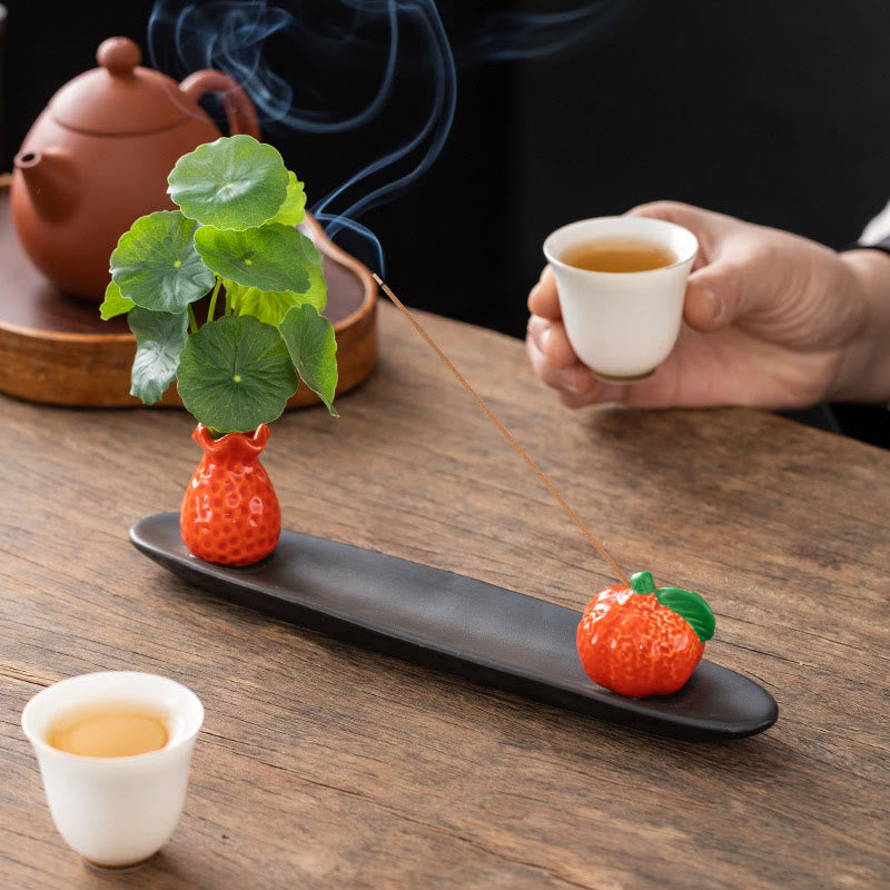 Bruciatore di incenso per la decorazione della casa Buddha Stones Pixiu Wealth - image 16