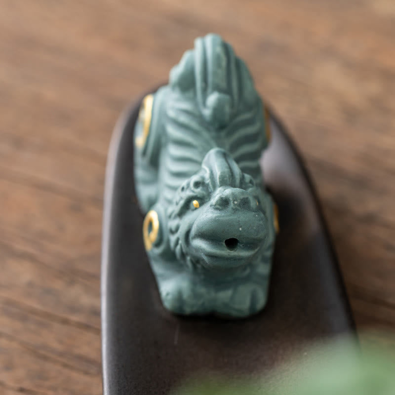 Bruciatore di incenso per la decorazione della casa Buddha Stones Pixiu Wealth - image 13