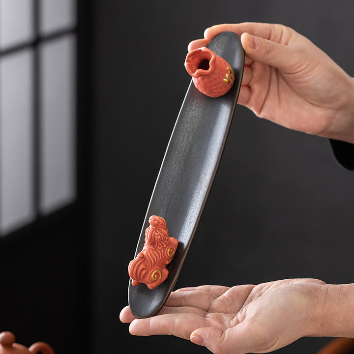 Bruciatore di incenso per la decorazione della casa Buddha Stones Pixiu Wealth - image 9