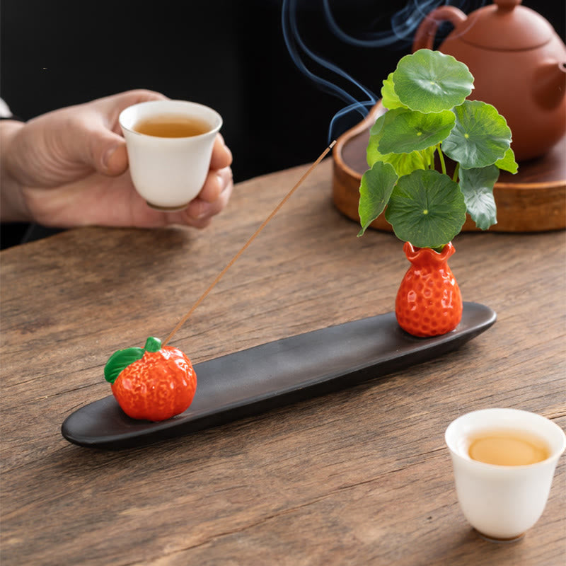 Bruciatore di incenso per la decorazione della casa Buddha Stones Pixiu Wealth - image 17