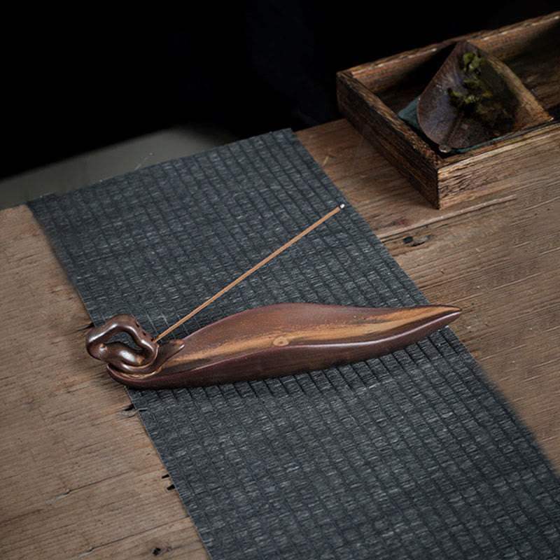 Buddha Stones, piccola barca, cicala, decorazione per la casa, bruciatore di incenso - Barca (25*5,5*5,5 cm) - image 5