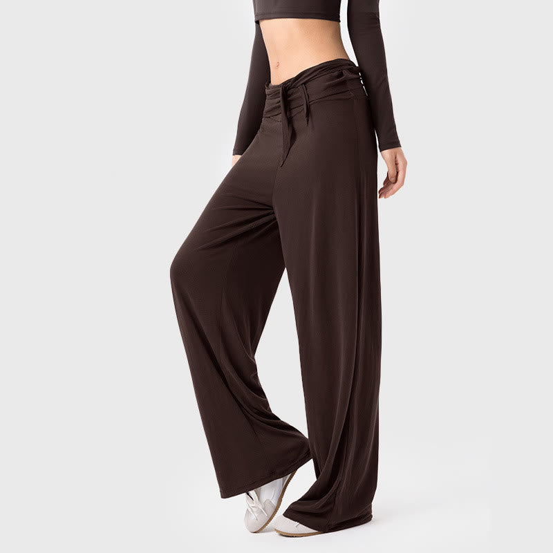 Pantaloni sportivi da donna a gamba larga, traspiranti, con lacci, casual, Buddha Stones - Siena - US12, UK/AU16, EU44 (XL) - image 9