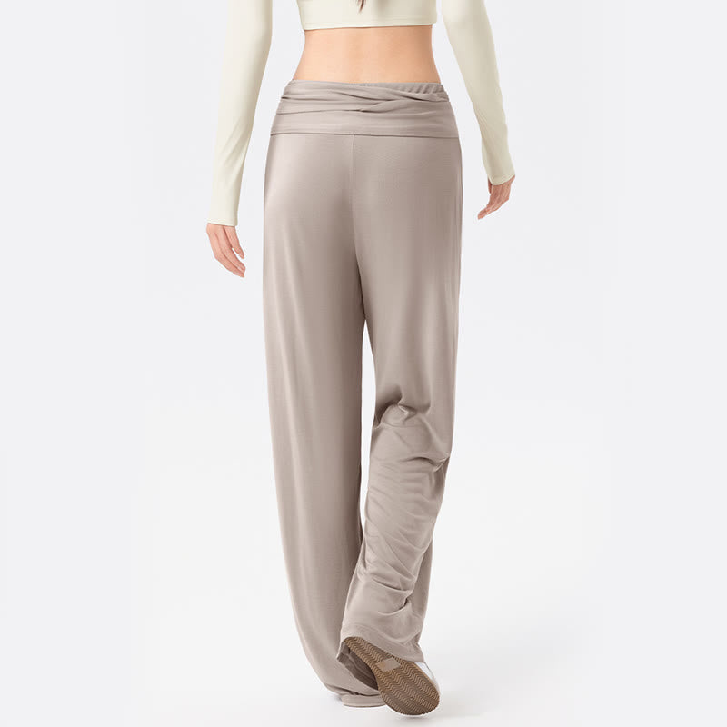 Pantaloni sportivi da donna a gamba larga, traspiranti, con lacci, casual, Buddha Stones - image 15