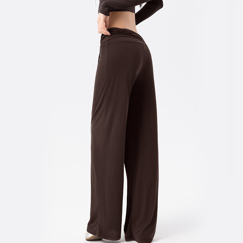 Pantaloni sportivi da donna a gamba larga, traspiranti, con lacci, casual, Buddha Stones - image 12