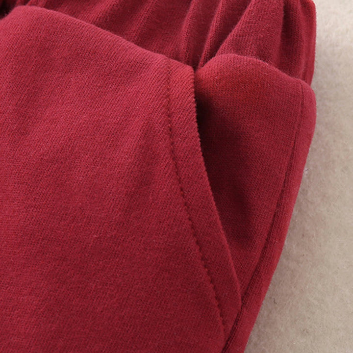 Set di abiti da bambino con maniche lunghe in cotone e pantaloni elasticizzati in vita con tasche, motivo: Buddha Stones invernale con motivo pesca, 2 pezzi - image 16