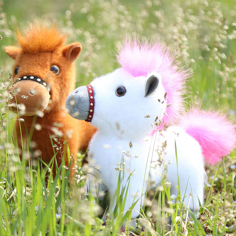 Buddha Stones Anno del cavallo, peluche, bambola di cavallo carina, decorazione per la casa, energia e prosperità - image 11