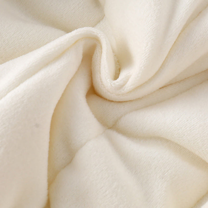 Tutina intera a maniche lunghe in cotone per bambina con motivo a farfalle invernali e nuvole di buon auspicio, motivo Buddha Stones - image 12