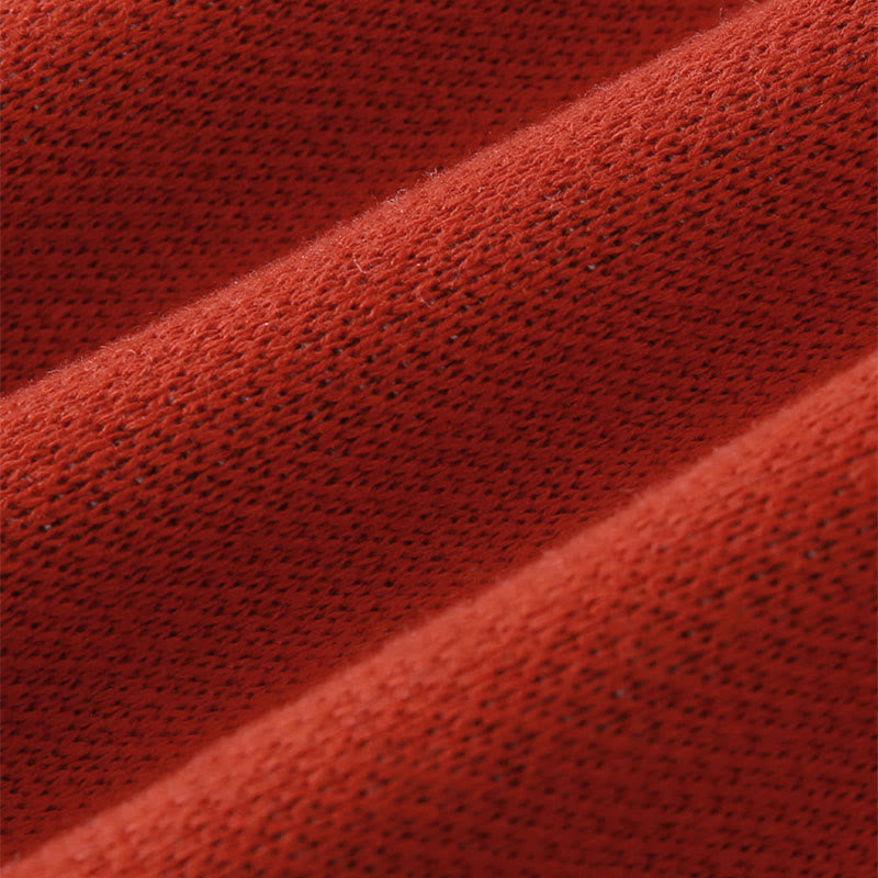 Tutina intera in maglia a maniche lunghe in cotone per neonato e bambina, motivo panda rosso, autunno inverno, Buddha Stones - image 8