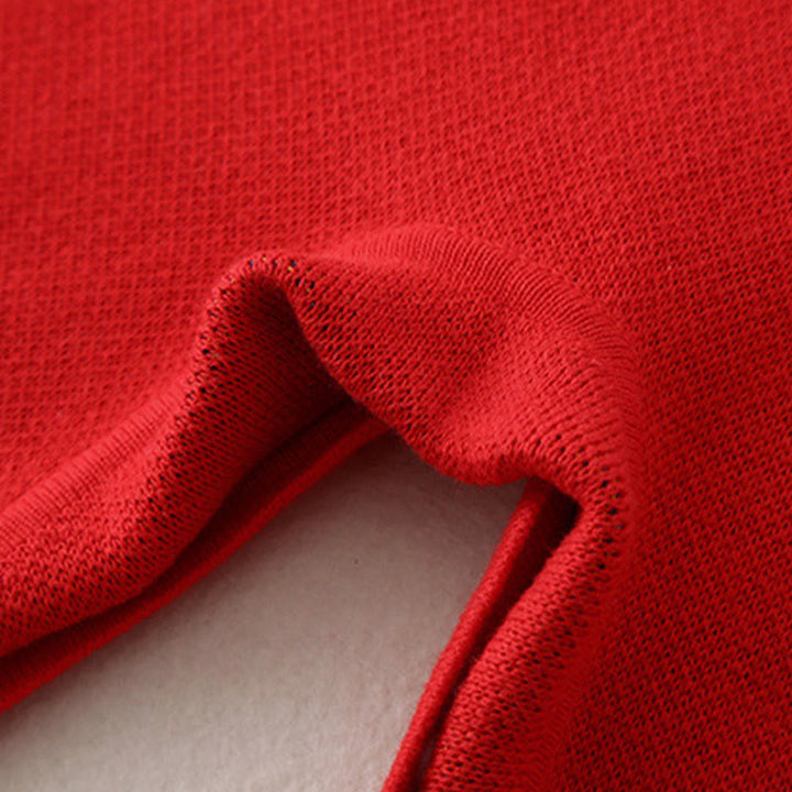 Tutina intera in maglia a maniche lunghe in cotone per neonato e bambina, motivo drago rosso, autunno inverno, Buddha Stones - image 10