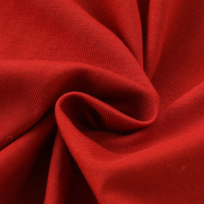 Tutina intera a maniche lunghe in cotone per neonata con motivo a fragole rosse e Buddha Stones, primavera-autunno - image 7