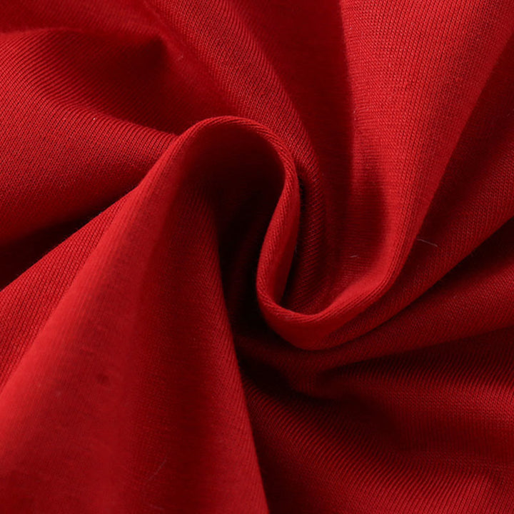 Tutina intera a maniche lunghe in cotone per neonato, bambina e ragazzo, con Buddha Stones, primavera e autunno, rossa, anno del cavallo, buona fortuna - image 7