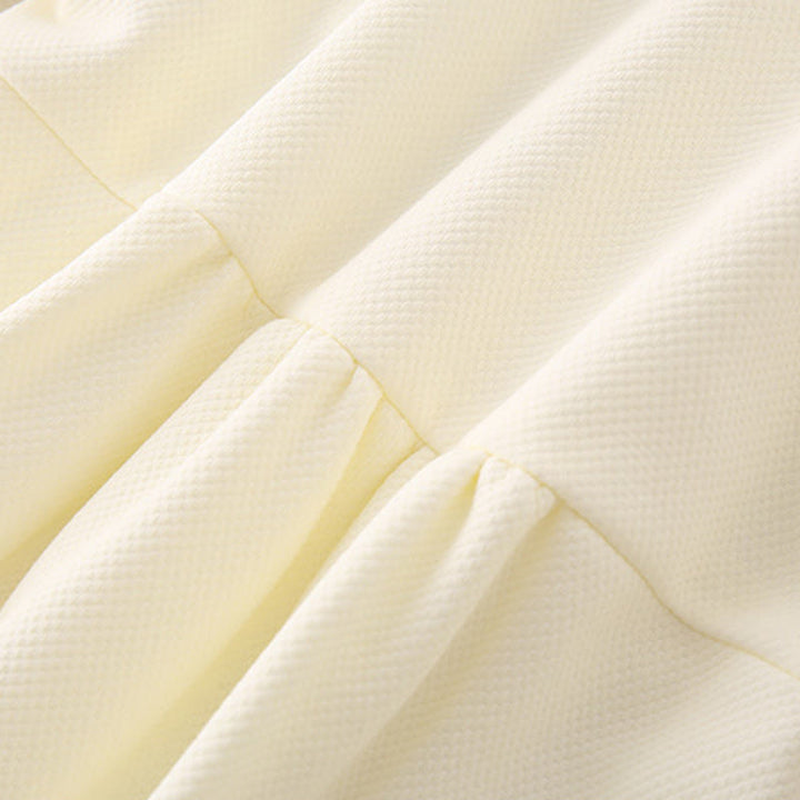 Tutina intera a maniche lunghe in cotone per bambina con design a padiglione, primavera-autunno, motivo Buddha Stones - image 7