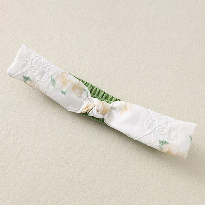 Tutina intera in cotone a maniche lunghe per bambina, con scollo a V, motivo: Buddha Stones, primavera/autunno, fiori giallo chiaro - image 11