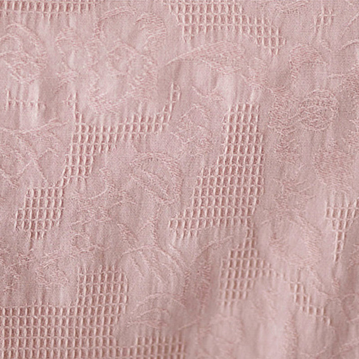 Camicia da donna in cotone con risvolto, a maniche lunghe, con motivo floreale ricamato, motivo Buddha Stones Spring - image 19