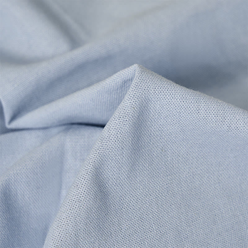 Abito midi da donna in cotone con maniche a tre quarti, tasche e bottoni in tinta unita, motivo Buddha Stones Fall - image 5