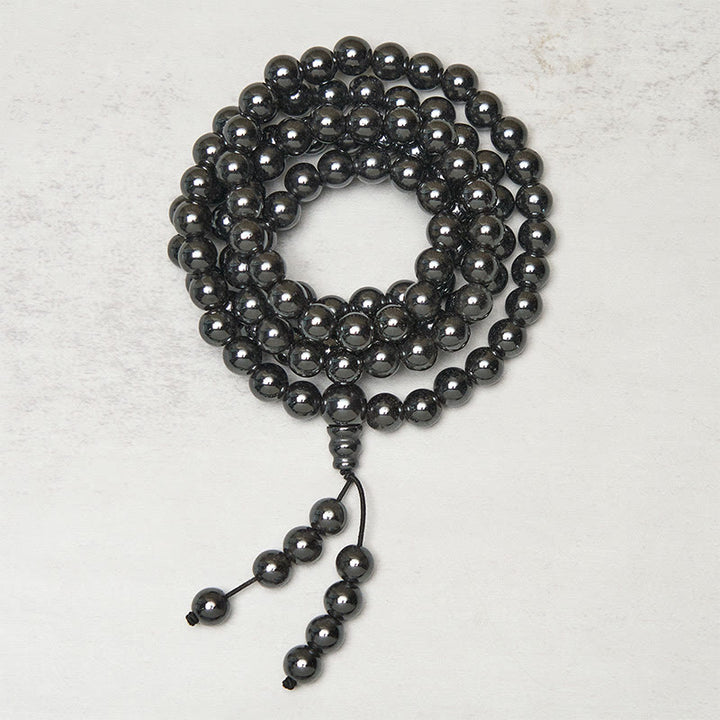 Buddha Stones Mala con 108 perle Terahertz Focus Clarity - image 1
