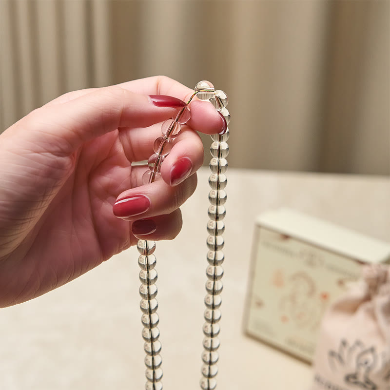 Buddha Stones Vajra Charm Liuli 108 Perle Potere Spirituale Forza Mala - image 5