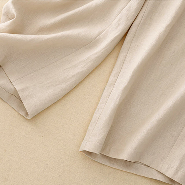 Pantaloni da donna Buddha Stones, semplici e primaverili, in cotone, lunghezza 7-8, con tasche - image 19
