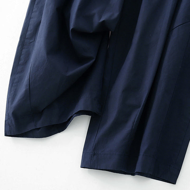 Pantaloni harem da donna con tasche e vita alta a pieghe, motivo Buddha Stones - image 6