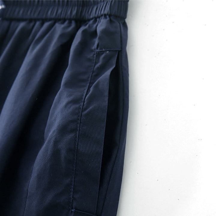 Pantaloni harem da donna con tasche e vita alta a pieghe, motivo Buddha Stones - image 3