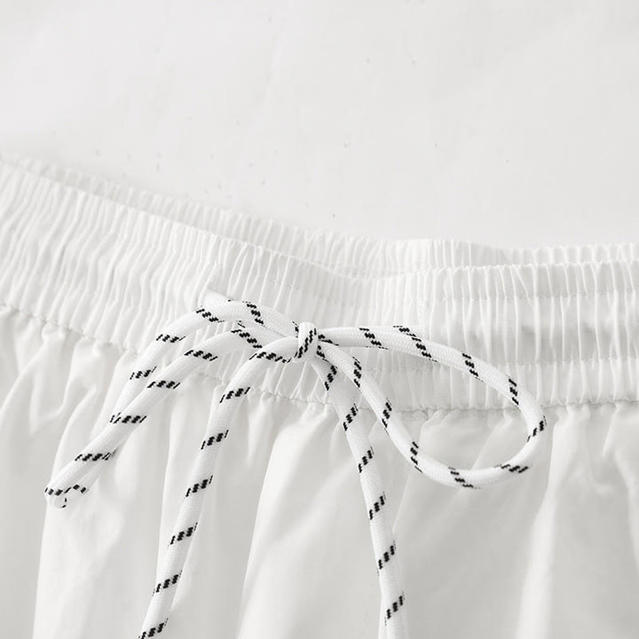 Pantaloni harem da donna con tasche e vita alta a pieghe, motivo Buddha Stones - image 11