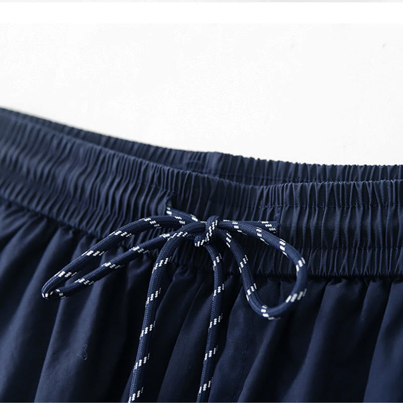 Pantaloni harem da donna con tasche e vita alta a pieghe, motivo Buddha Stones - image 2