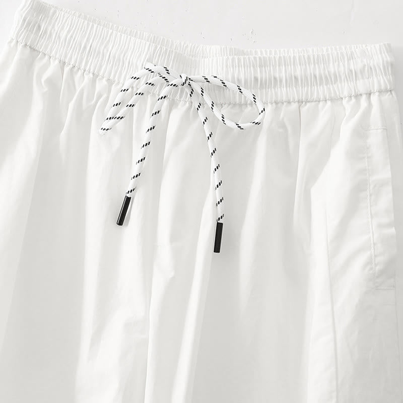 Pantaloni harem da donna con tasche e vita alta a pieghe, motivo Buddha Stones - image 9