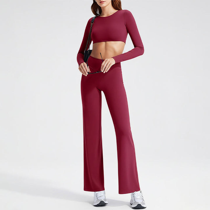 Canotta da donna con reggiseno sportivo da fitness e yoga a maniche lunghe Buddha Stones - image 30