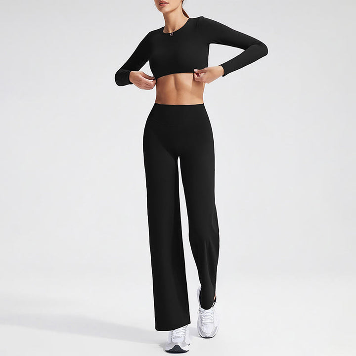 Canotta da donna con reggiseno sportivo da fitness e yoga a maniche lunghe Buddha Stones - image 7