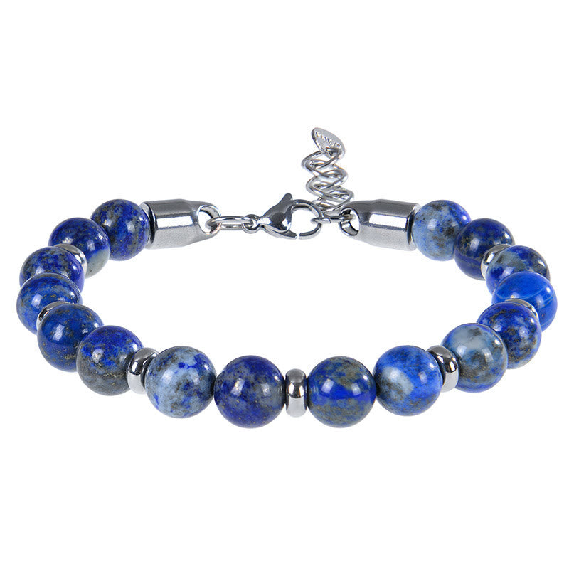 Braccialetto di protezione con perline di pietra naturale di occhio di tigre Buddha Stones - Lazurite (circonferenza del polso: 17-20 cm) - image 19