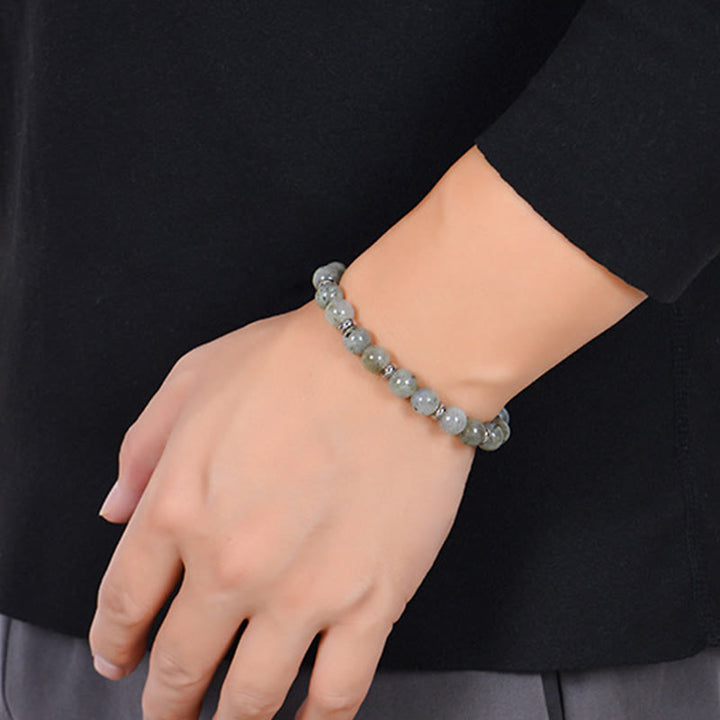 Braccialetto di protezione con perline di pietra naturale di occhio di tigre Buddha Stones - image 7