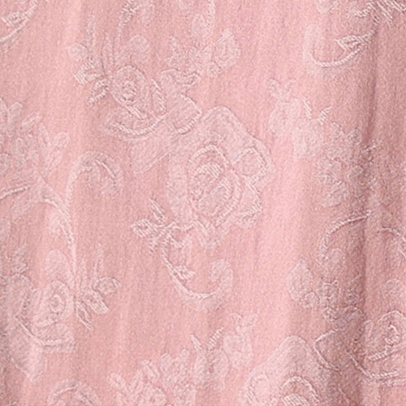 Camicia da donna in cotone a maniche lunghe con colletto rialzato, stampa floreale autunnale Buddha Stones, bottoni a rana - image 12