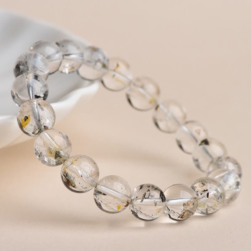 Braccialetto di meditazione con protezione e diamanti Herkimer Buddha Stones - image 11