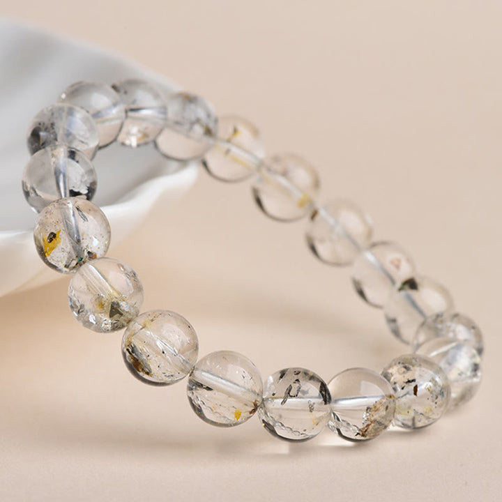 Braccialetto di meditazione con protezione e diamanti Herkimer Buddha Stones - image 11