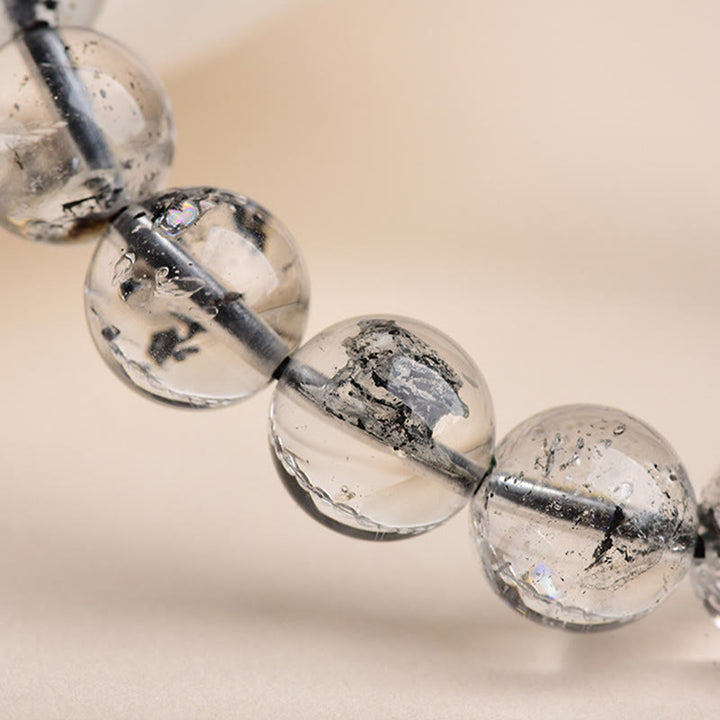 Braccialetto di meditazione con protezione e diamanti Herkimer Buddha Stones - image 9