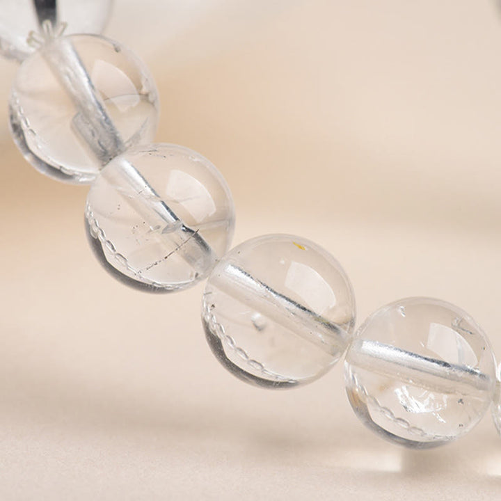 Braccialetto di meditazione con protezione e diamanti Herkimer Buddha Stones - image 15