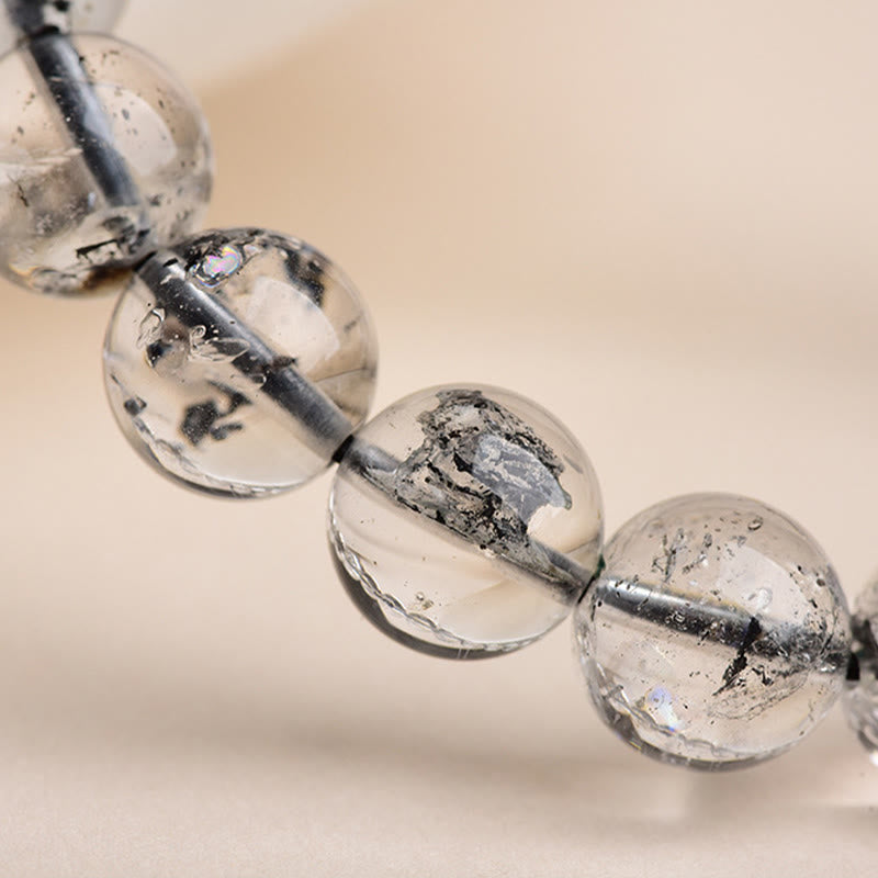 Braccialetto di meditazione con protezione e diamanti Herkimer Buddha Stones - image 9