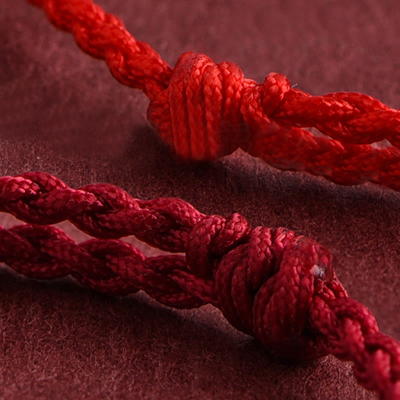 Braccialetto regolabile per la fortuna e la ricchezza, in corda di legno di pesca Buddha Stones - image 10