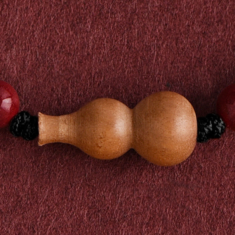 Braccialetto regolabile per la fortuna e la ricchezza, in corda di legno di pesca Buddha Stones - image 14