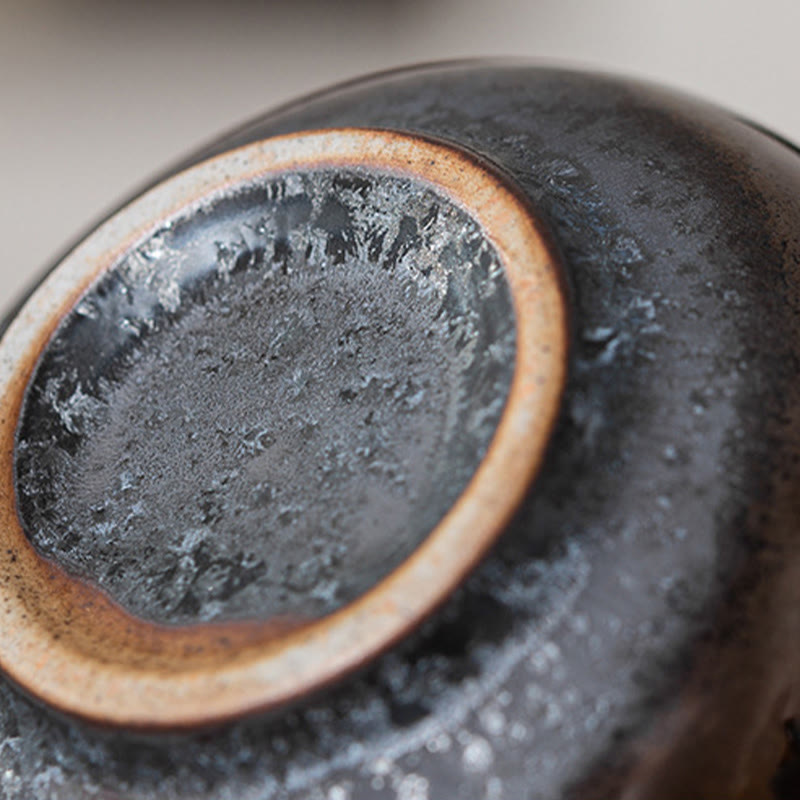 Tazza da tè in ceramica dipinta a mano con motivo Fu Buddha Stones, tazza da tè Kung Fu con scatola regalo - image 14